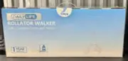 DAILYLIFE Rollator Walkers for Seniors Steerable Cane with 7.5 Wheels Foldable