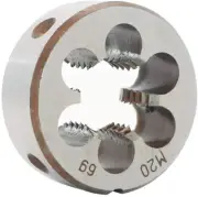 M20 Metric Right Hand Screw Thread Round Die Tool M20×2.5mm Pitch Gauge Thread