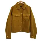 NWT Universal Standard Kelsey Teddy Jacket Mustard Yellow Large (Size 22-24)