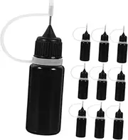 BESTOYARD 10Pcs Squeeze Bottles Glue Applicator Dispenser Refillable Precision Tip Bottles for Crafts Liquid Application Easy Squeeze Control