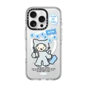 iPhone 16 Pro Clear Case MagSafe Compatible Kitten cheese by Oigu