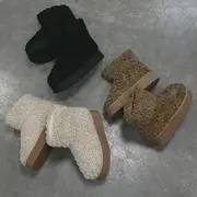 Fluffy Faux Fur Boots