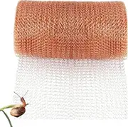 SKIKHN Copper Tape Against Snails, 12.7 cm x 15 m, Encrypted Copper Tape, Snail Protection, Raised Bed, Snail Fence, Metal, Cuttable Copper Wire Copper Wool for Snail Repellent, Mice, Rodent Repellent