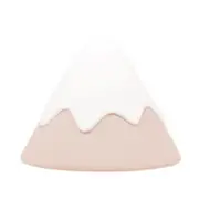 Supperstore Creative Bedroom Bedside Snow Mountain Lamp Touch LED Charging Atmosphere Lamp Eye Protection Night Light-Grey