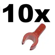 NEW LEGO - Figure Hands - Red x 10 - part # 983 hand