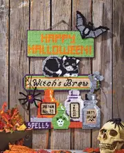 Mary Maxim Witch's Brew Plastic Canvas Kit