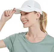 [MIORICK] Merino Wool Womens Ponytail Baseball Cap,Lightweight Golf Dad Hats with Adjustable Velcro for Hiking,Running