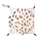Guinea Pig Rat Ferret Hammock Hanging Bed Hammock Cage Toy Plush Warm Cozy Perch for Dwarf Rabbits Guinea Pigs Ferrets Hamster
