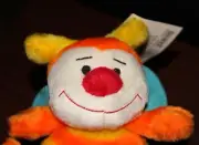 Zanies Dog Puppy Multi-color Buzz Em Bee Stuffed Toy with Squeaker ~6x10"