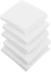Operitacx 50pcs Microwave Kiln Paper Insulation Gasket Liner Ceramic Fiber Paper for Fusing