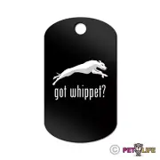 Got Whippet Engraved Keychain GI Tag dog v2 english Many Colors