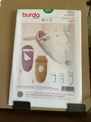 BURDA SEWING PATTERN 9421 INFANT BABY NEST SACK - 3 STYLES SIZES 1 TO 9 MONTHS