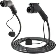 7KW EV Charging Cable Type 2 to Type 1 32A 5 Meter Cord Male to Female Plug for Electric Car Charger Station + Storage Bag