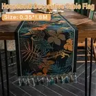 Floral Banana Leaf Tablecloth Dining Table Cover Coffee Table Decor for Home AU