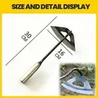 All-steel Hardened Hollow Hoe Handheld Weeding Rake Planting Vegetables Farm V