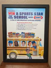 Vintage Kraft Promo Ad Print Poster Art 6.5/10in