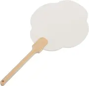 SHINEOFI Hand Fan DIY Kit Art Lacquer Fan Blank Paper Paddle Creative for Wedding Parties