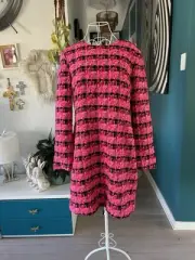BNWT Decjuba Lexi Boucle Long Sleeve Dress. Size 14