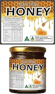 250 Pcs Honey Jar Labels Stickers Nutrition Label with Honey Nutrition Information & Health Facts