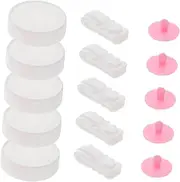 Zerodeko 1 Set Universal Vacuum Compression Bag Plugs: Compression Plugs Sealing Clips Valve Locks Air Tight Clips Seal Strips Convenient Design