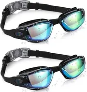 Swim Goggles, Swimming Goggles No Leaking, Free Protection Case for Adult Men Women