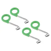 0.11" Ring Barking Cutter, 4Pcs Steel Non-slip Tree Girdling Scissors, Green