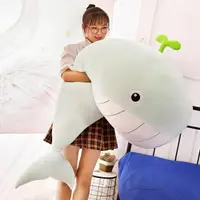 在飛比找樂天市場購物網優惠-玩偶 毛絨玩具女生抱枕公仔可愛懶人抱著睡覺的大布娃娃玩偶鯨魚