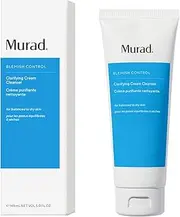 Murad Blemish Control, Clarifying Cream Cleanser - Anti-Ageing Time Release Face Wash | Encapsulated Salicylic Acid Cleanser for Blemish-Prone Skin - Calming & Soothing