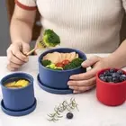 Food Grade Silicone Lunch Box Portable School Lunch Container Picnic