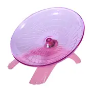 Pet Hamster Flying Saucer Exercise Wheel Hamster Mouse Running Disc Toy Plush Doll