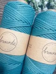 3.5mm Premium Matte Polyester Macrame cord - TEAL #29