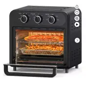 TaoTronics Air Fryer, 5 in 1 Toaster Oven Counter top Oil Less Cooking Black