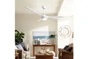 Devanti 52'' Ceiling Fan DC Motor w/Light w/Remote - White