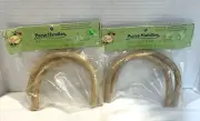 Vintage Purse Handles Prym-Dritz Bag Boutique Offwhite Tortoise Shell New Sets