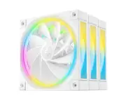 DeepCool FL12R White 120mm (3-Pack) Unique Addressable RGB High Performance Fa
