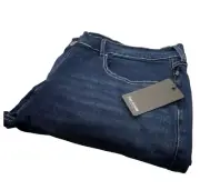 True Religion Mens Geno SN Stitch Flap Pocket Relaxed Slim Fit Stretch Jeans 42