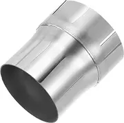 X AUTOHAUX 3.15"OD to 3.5"OD Mandrel Exhaust Bend Elbow Concentric Reducer T304 Stainless Steel Pipe Adapter 4 Inch Length Silver Tone