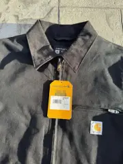 Carhartt Detroit Style Duck Blanket Lined Zip Up Canvas Jacket Size Small NWT