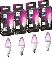 Philips HueWCA 6W B39 E14 V2 (4 Pack) HUEWCAE14V24PK