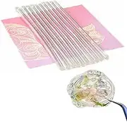 10pcs Fully Transparent Glue Wax Seal Sticks with Box for Wax Stamp Sealing, Perfect for Cards, Envelopes, Invitations, Wine Packages, Letter Sealing