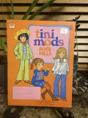 VINTAGE TINI MODS PAPER DOLLS BOOK WHITMAN 1976 UNCUT NEW