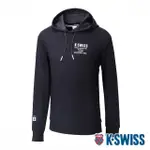 【K-SWISS】連帽上衣 MODERN HOODIE-男-黑(107254-008)