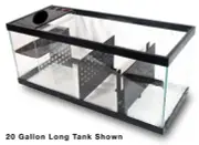 REFUGIUM KIT - 20 G Long 5 Chamber Filter Foam Adj Sump Kit with Sealed Inlets