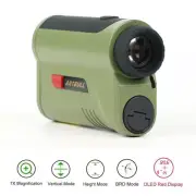 7x Laser Golf Rangefinder Good Range Finder Slope OLED Red Display 1200 Yards