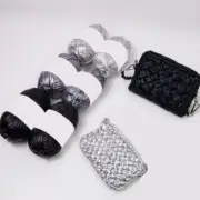6 Pcs Metallic T-Shirt Yarn for Bag Blanket Cushion Crochet Yarn Polyester Yarn