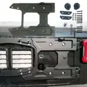 Oversized Spare Tire Carrier Tailgate Bracket Hinge Reinforcement Kit for JL 18+
