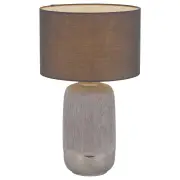 Misty Table Lamp, Silver, Grey