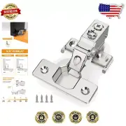 Self-Closing Concealed Hinges - 50 Pack, 5/8" Size for Frameless & Face Frame