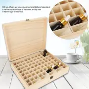 Natrual Single Layer Wooden Large Essential Oil Storage Box Case Container 7 L2S