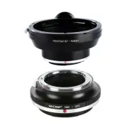 K&F Concept adapter for Pentax 67 Mount Lens to Fuji GFX Medium Format Camera